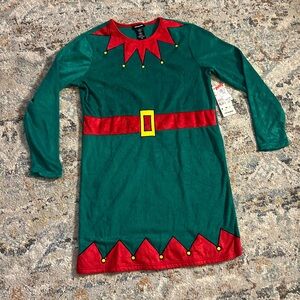 Joe Boxer Women's Christmas Holiday Dorm Sleep Pajama Shirt -  ELF M